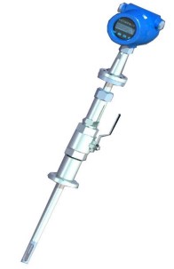 DN100熱式氣體質量流量計插入型安裝結構圖